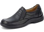 Slippers met ademend voetbed ZWART