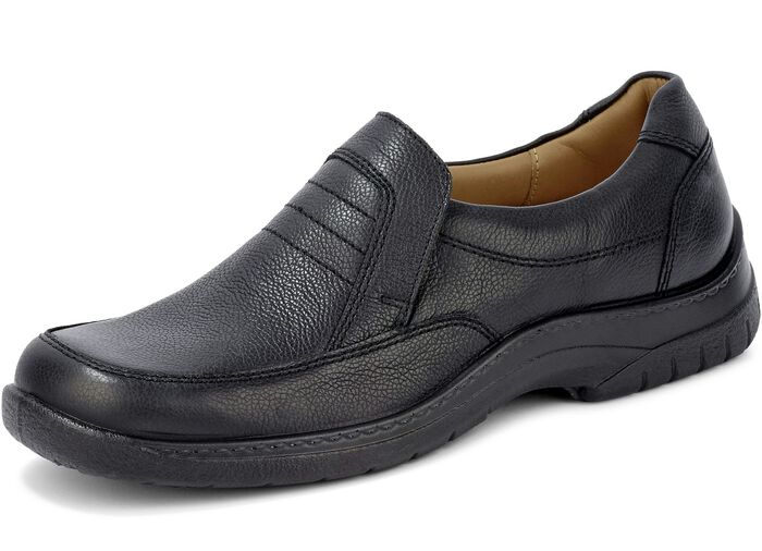Slippers met ademend voetbed ZWART