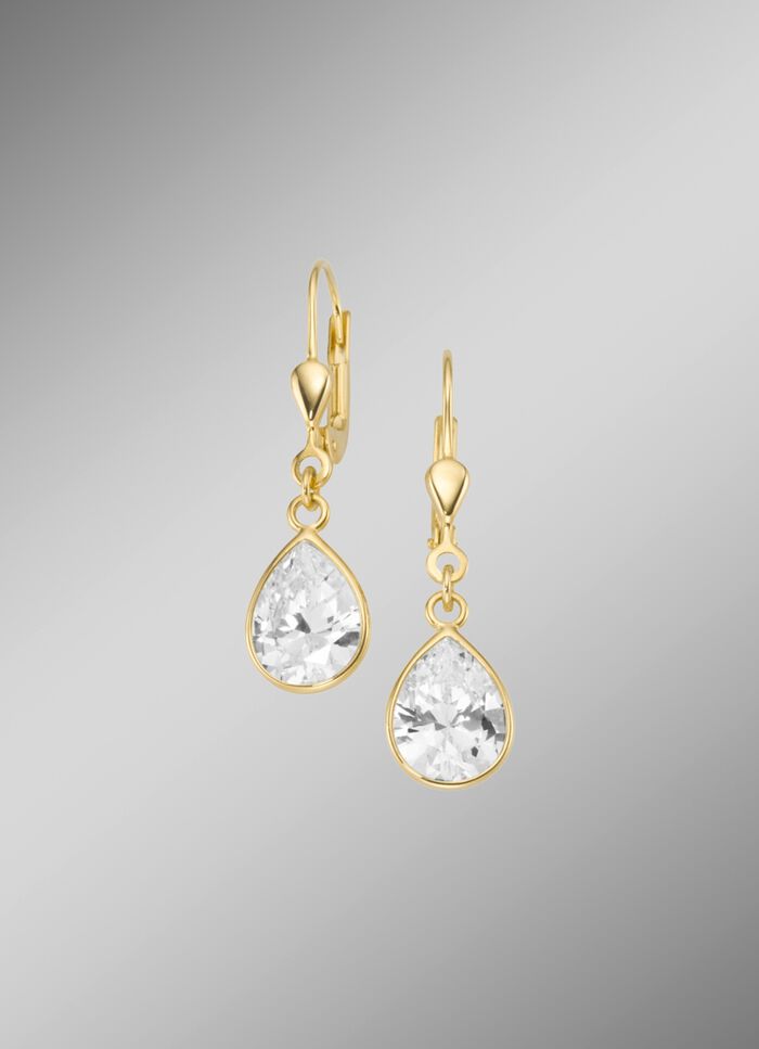 Oorbellen met zirkonia 