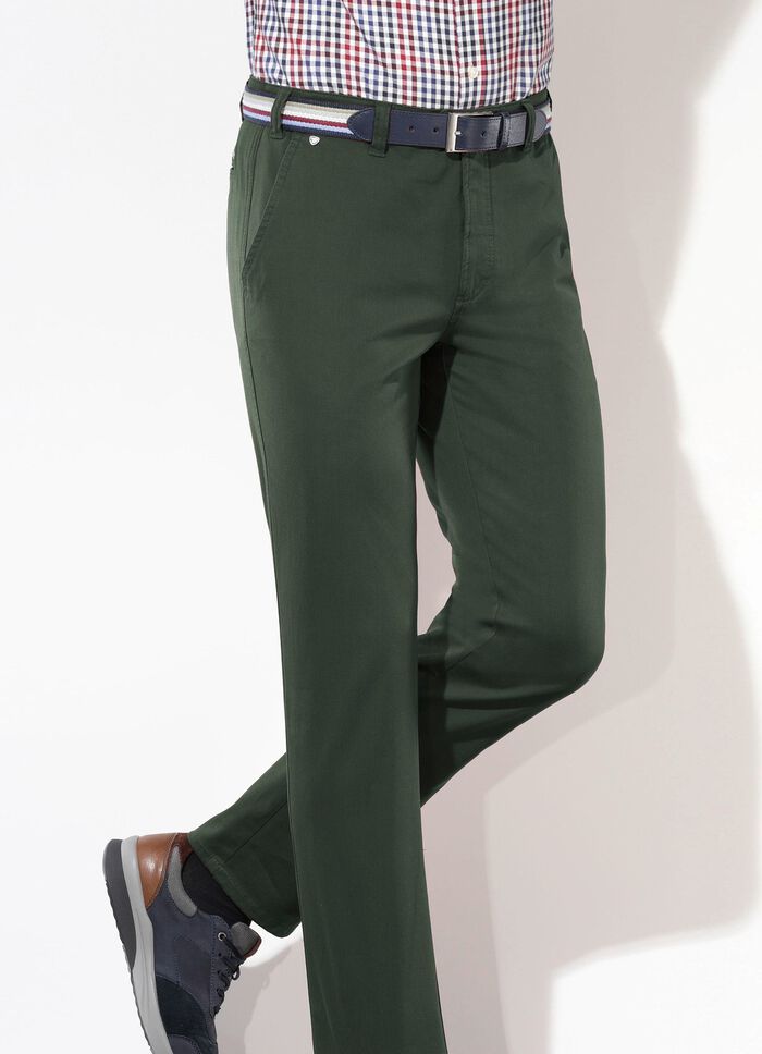 Broek "Br&uuml;hl" met riem in 3 kleuren 