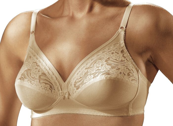 Triumph tweedelige katoenen kanten bh 