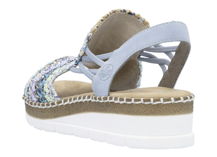 Sandalen HELLBLAU-BUNT