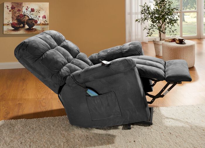 Ontspanningsstoel met opstahulp, massage- en warmtefunctie 