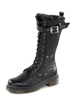 Andrea Conti veterlaarzen met verstelbare sluiting ZWART