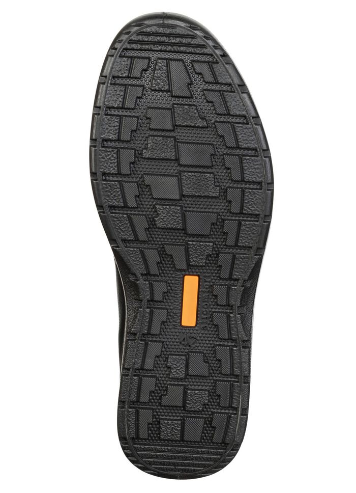 GINO GALANTE, gevoerde herenlaarzen, winterschoenen, breedte H, met rits ZWART