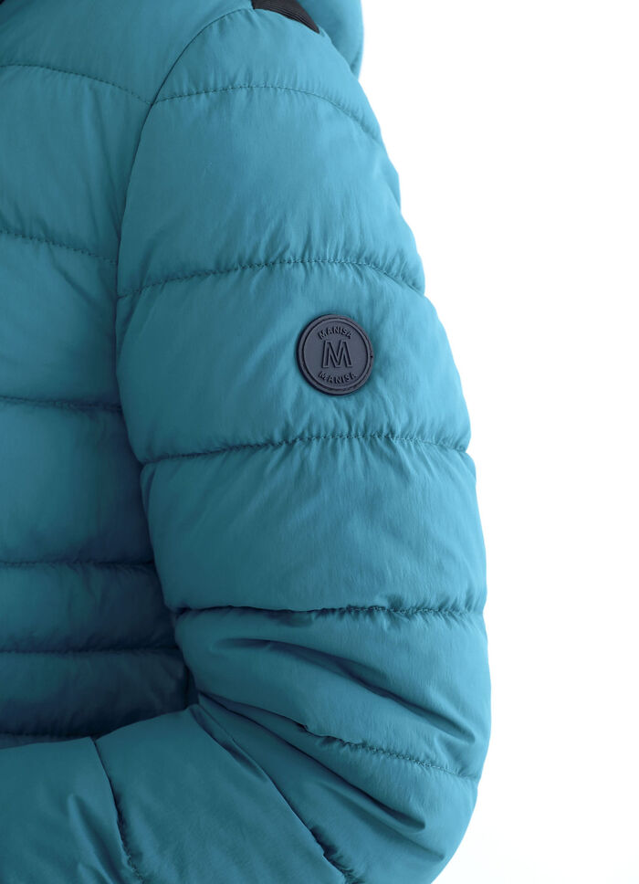 Functionele jas met afneembare capuchon 