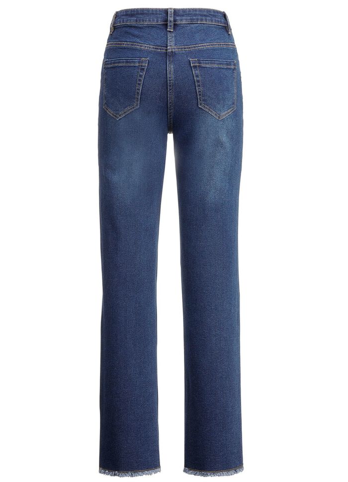 Jeans met trendy franjes 