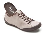 Andrea Conti veterschoen met contrasterende rand BEIGE
