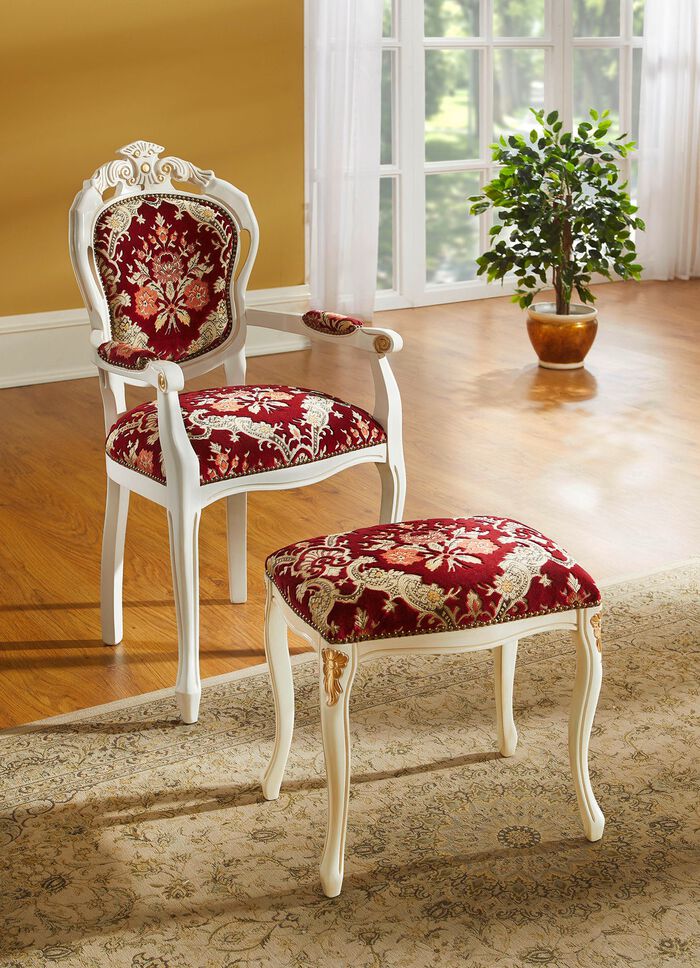 Zitmeubel met frame van massief beukenhout 