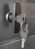 Opbergbox, 350 liter, gemaakt van gegalvaniseerd staal 