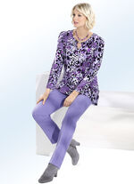 Broek met elastische tailleband aan de achterkant 