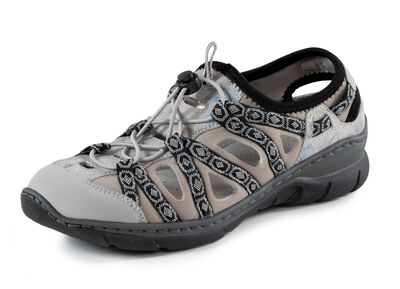 ELENA EDEN sandaal met textielrand 