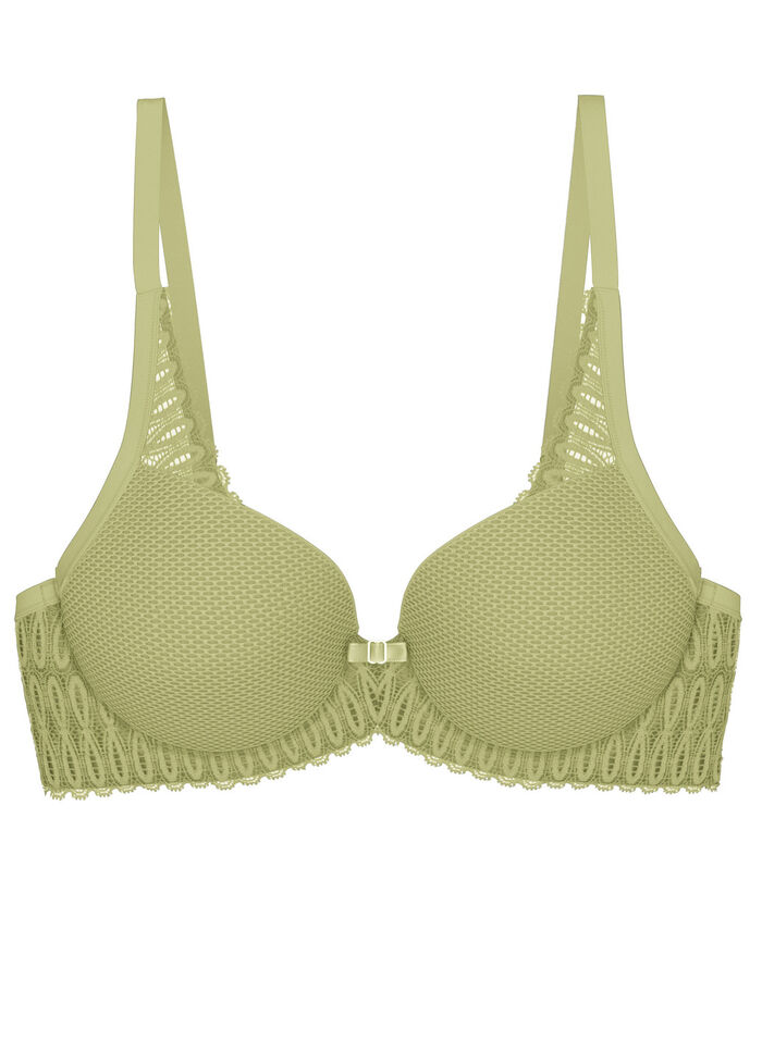 Triumph Aura Spotlight beugelbeha met elastische kant PISTAZIE