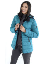 Functionele jas met afneembare capuchon 