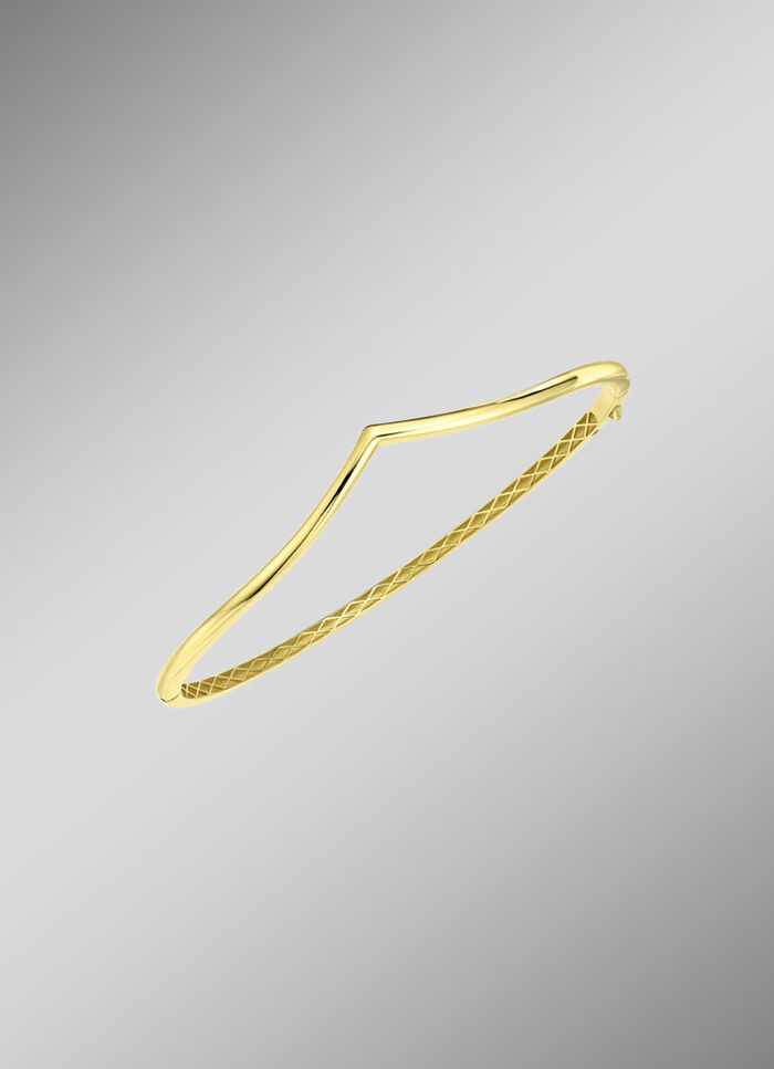 Glanzende gouden armband 