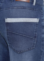 Jogger denim jeans van "Francesco Botti" in 2 kleuren JEANSBLAUW