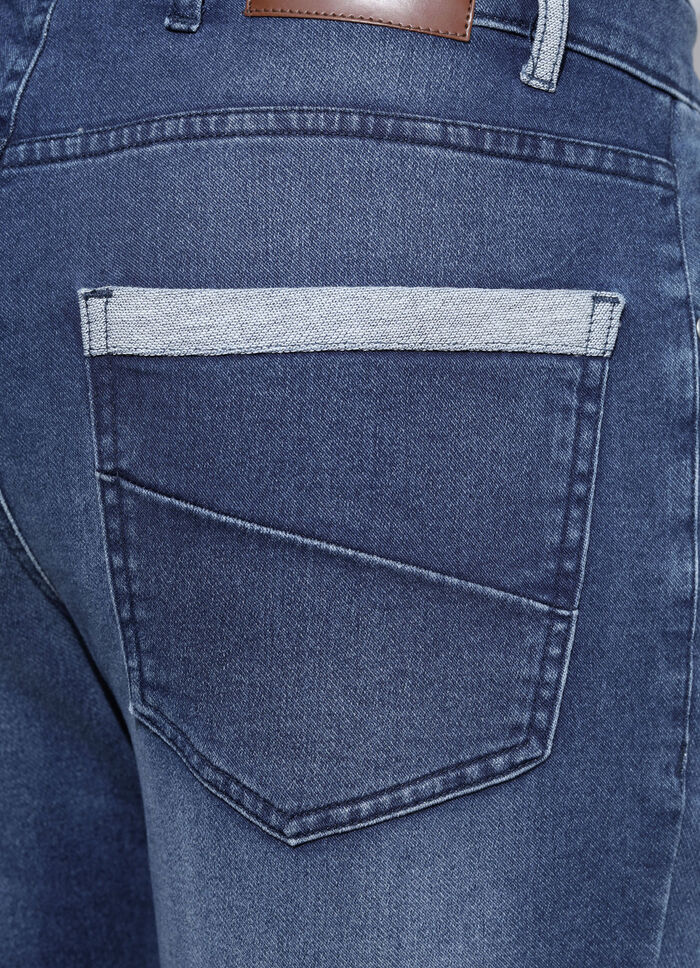 Jogger denim jeans van "Francesco Botti" in 2 kleuren JEANSBLAUW