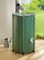 Opvouwbare regencollector met aftapkraan 