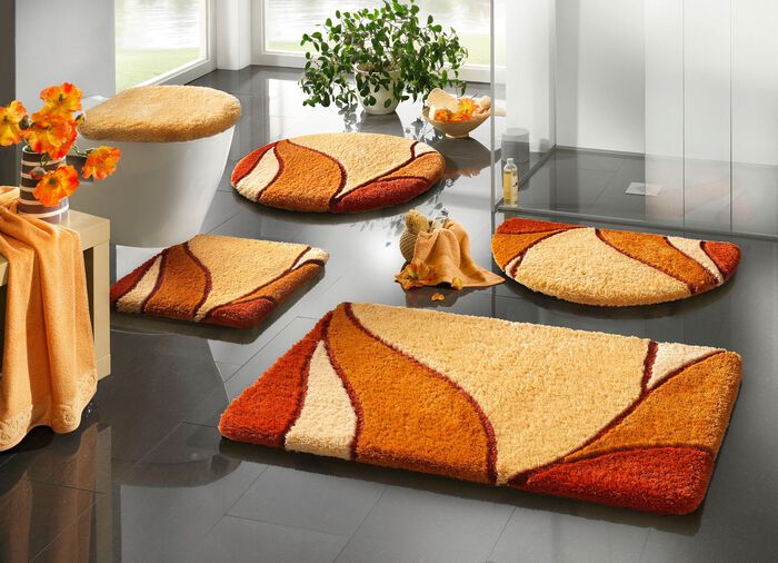 Badmatten geschikt voor vloerverwarming AARDE