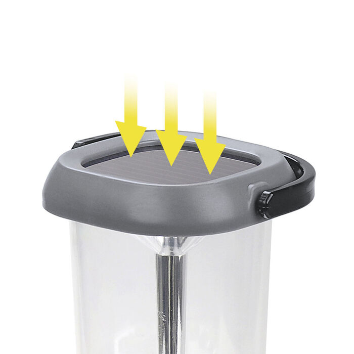 Solarlamp met geïntegreerde FM-radio 