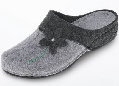 Laurina, klassieke damespantoffels, met anatomisch gevormd voetbed 