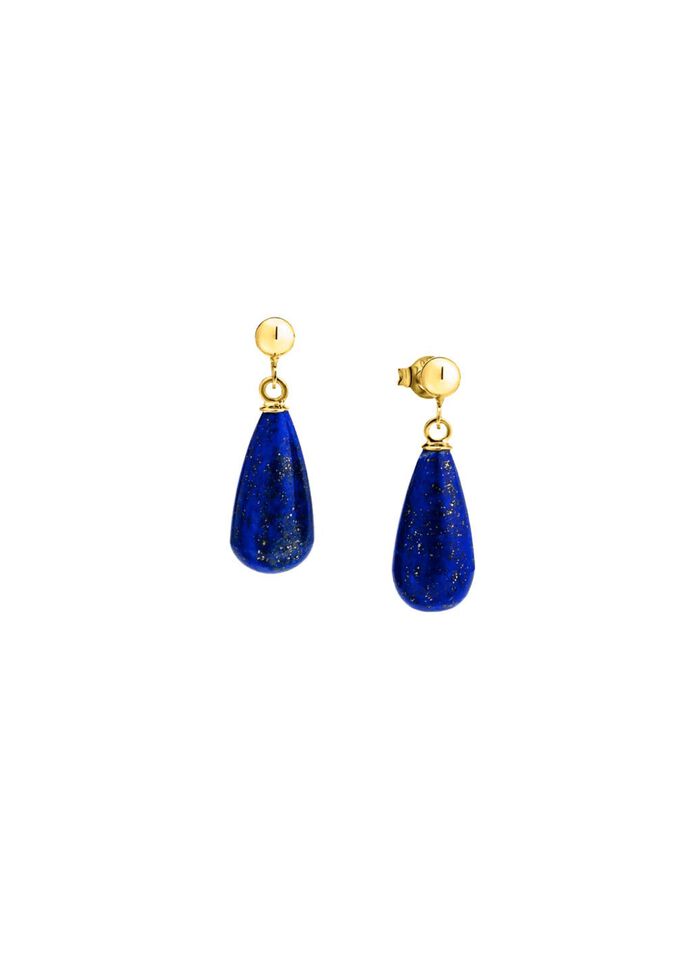 Chique oorbellen met lapis lazuli 