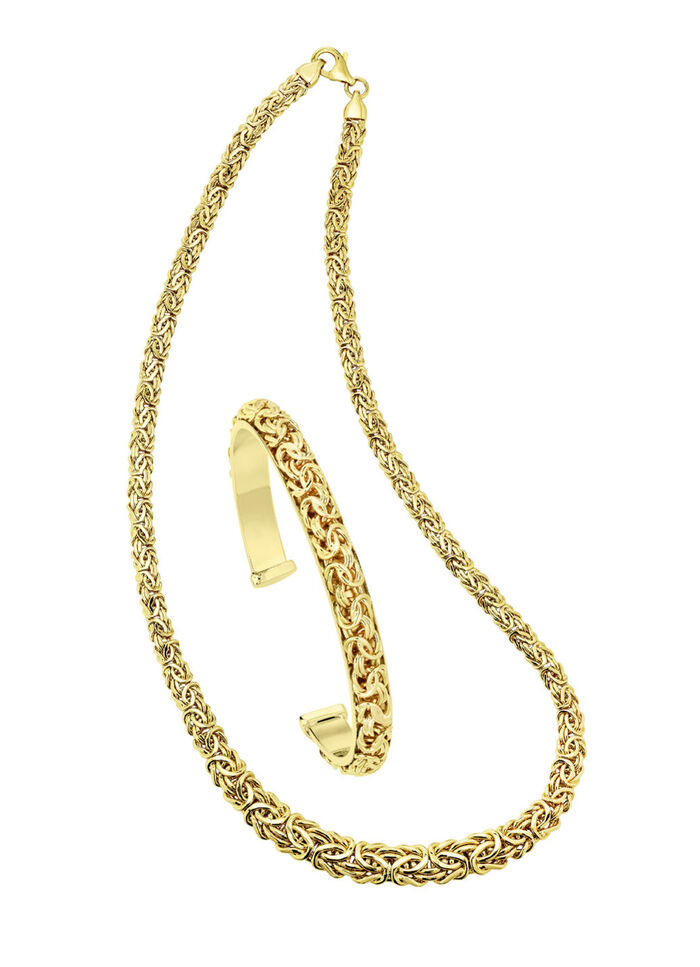 Vergulde koningskettingset