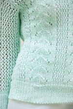 Trui met luxe, glinsterende paillettengaren 