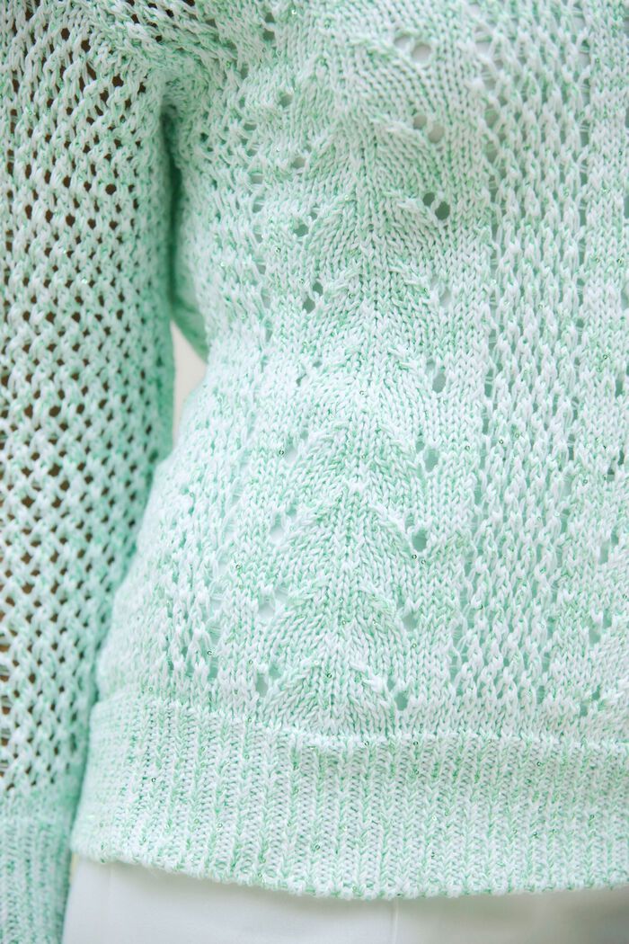 Trui met luxe, glinsterende paillettengaren 