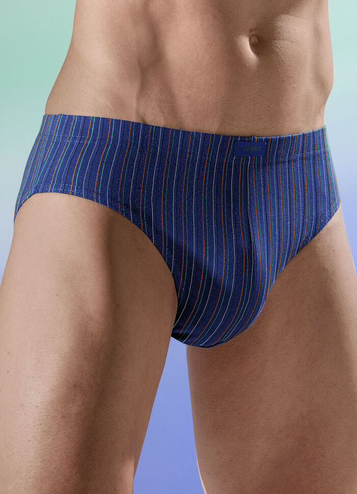 Pak van vier slips met streepjesmotief 