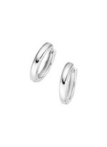 Opvouwbare oorringen zilver 925/- 