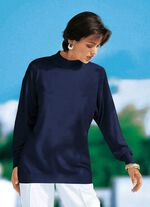 Fijn gebreide trui met scheerwol 