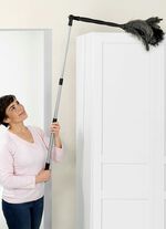 Plumeau van struisvogelveren ZWART