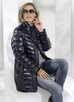 Jas met verschillende quiltvariaties 