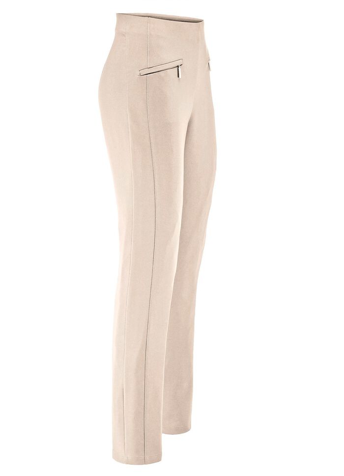 Broek met ritsen op de zakken 