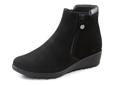 ELENA EDEN enkellaarzen met nappaleren bekleding 