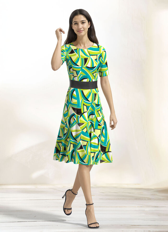 Briljante kleur jurk 