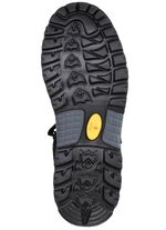 Enkellaarzen gemaakt van nubuck en textielmateriaal ZWART