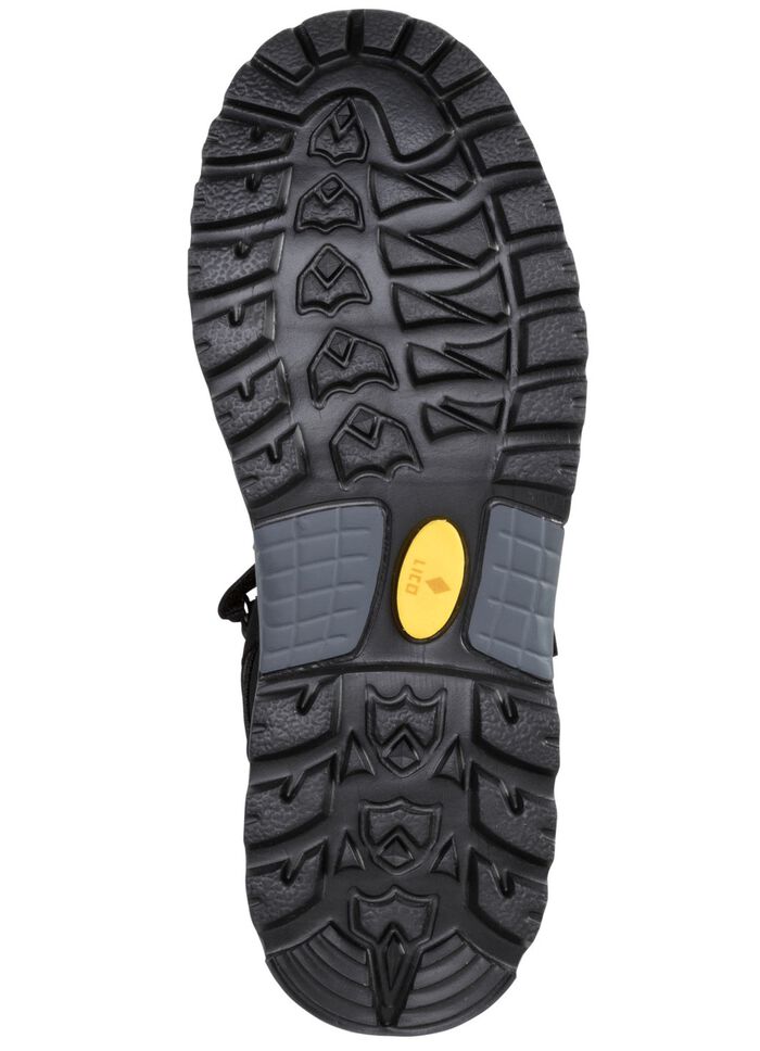 Enkellaarzen gemaakt van nubuck en textielmateriaal ZWART