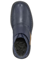 Laars met verstelbare klittenbandsluiting NAVY-BRUIN