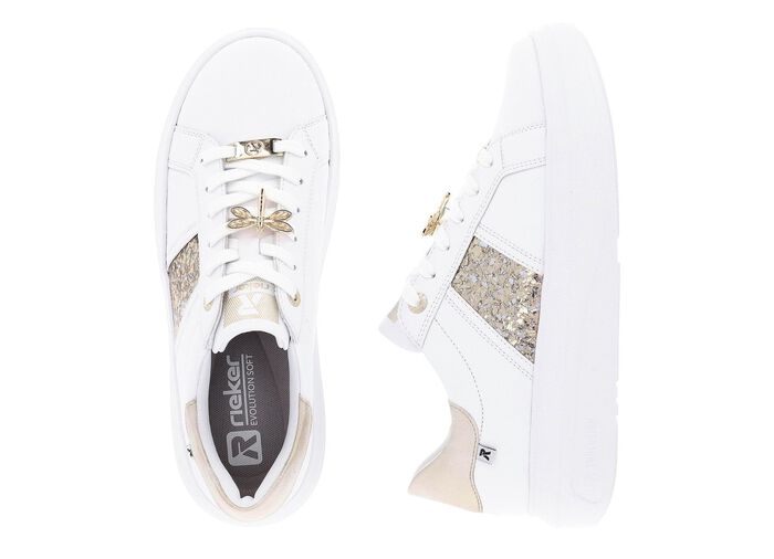 Sneakers met metalen libellesieraden 