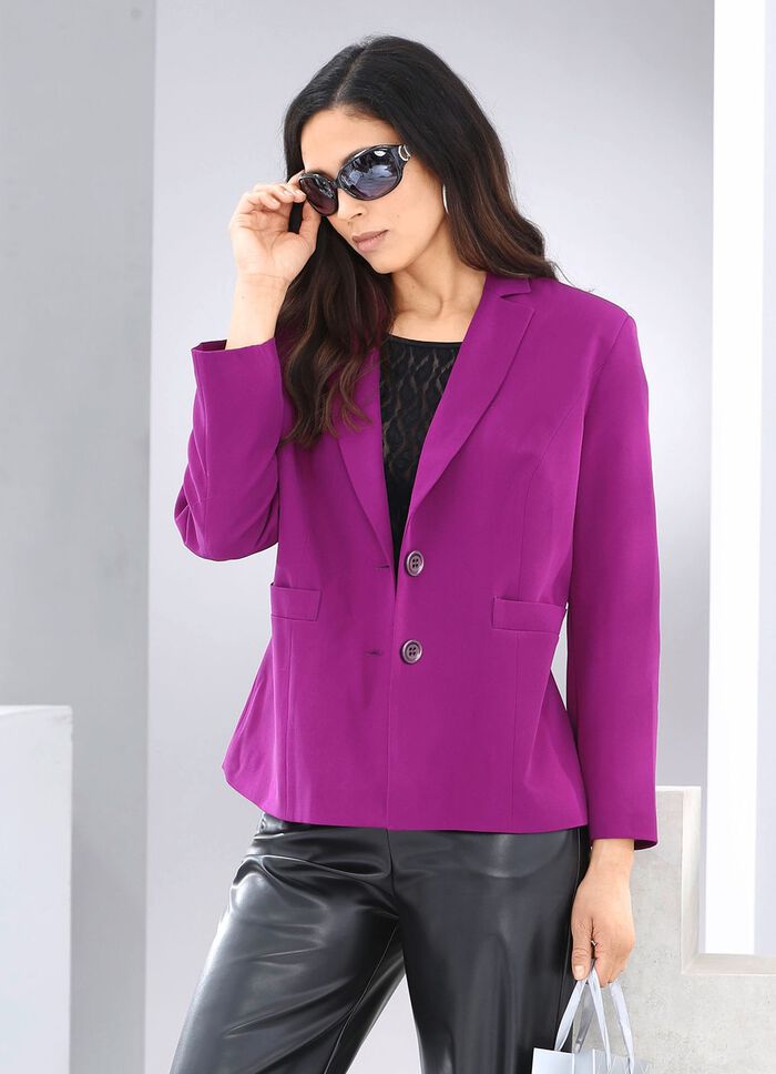 Blazer met reverskraag 