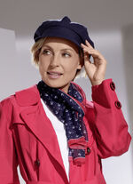 Sjaal met ankermotieven 