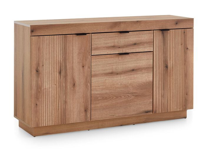 Ladekast, 3 deuren, met lade EIK