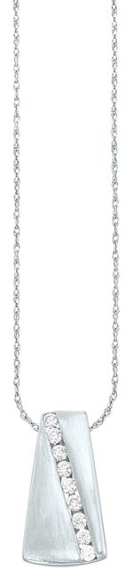 Prachtige hanger met loepzuivere diamanten 