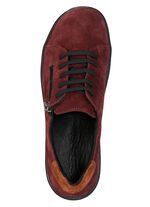ELENA EDEN, comfortabele dames veterschoenen, breedte G, met uitneembaar voetbed BORDEAUX