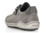Remonte, comfortabele damessneakers, breedte G, met uitneembaar voetbed GRIJS
