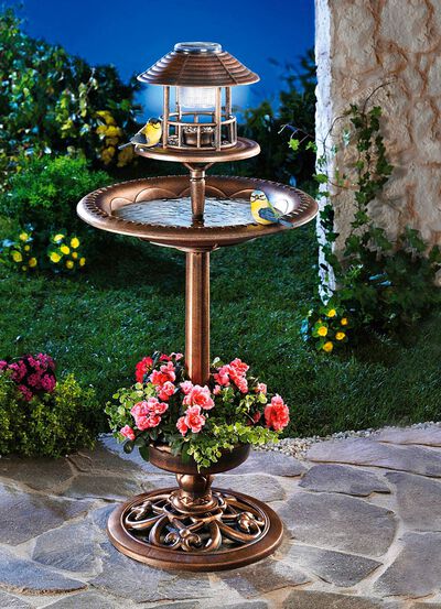 Nostalgisch vogelbad 