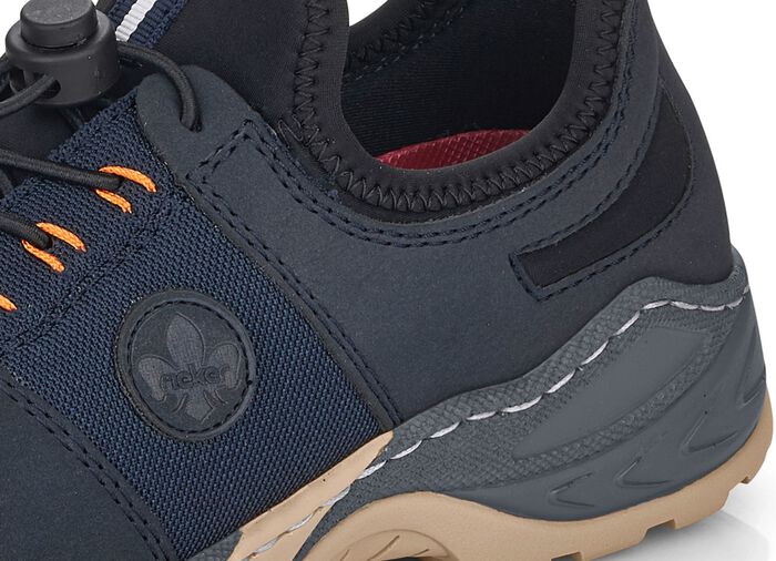 Rieker sneakers met uitneembare MemoSoft textielinleg 
