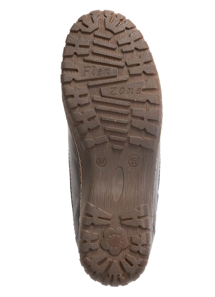 ELENA EDEN veterbootie gemaakt van een mix van leer en materialen 